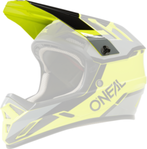 O'NEAL Visor BACKFLIP Helmet STRIKE Neon Yellow/Schwarz