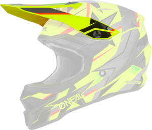 O'NEAL Visor 3SRS Helmet RIDE Neon yellow/Black